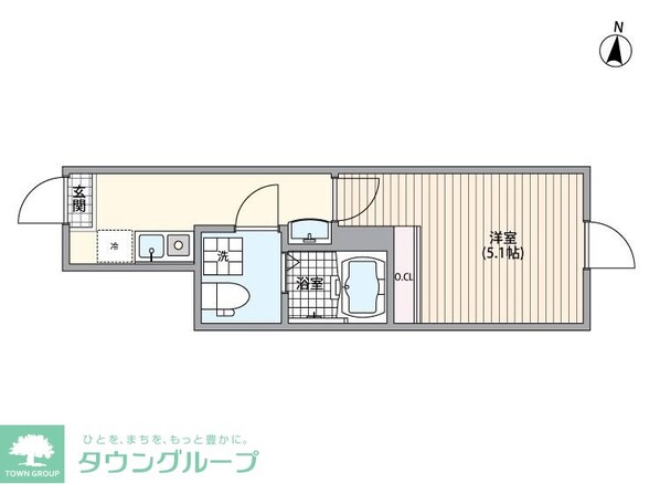 マーレ十条の物件間取画像